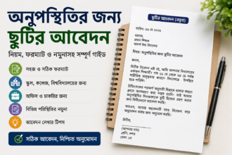 অনুপস্থিতির জন্য ছুটির আবেদন