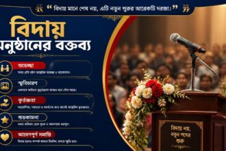 বিদায় অনুষ্ঠানের বক্তব্য
