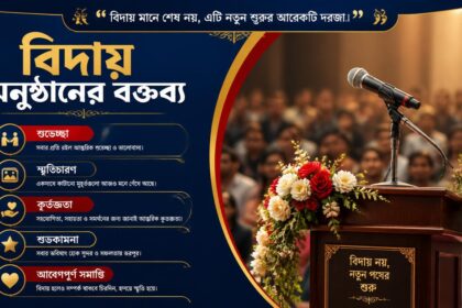 বিদায় অনুষ্ঠানের বক্তব্য