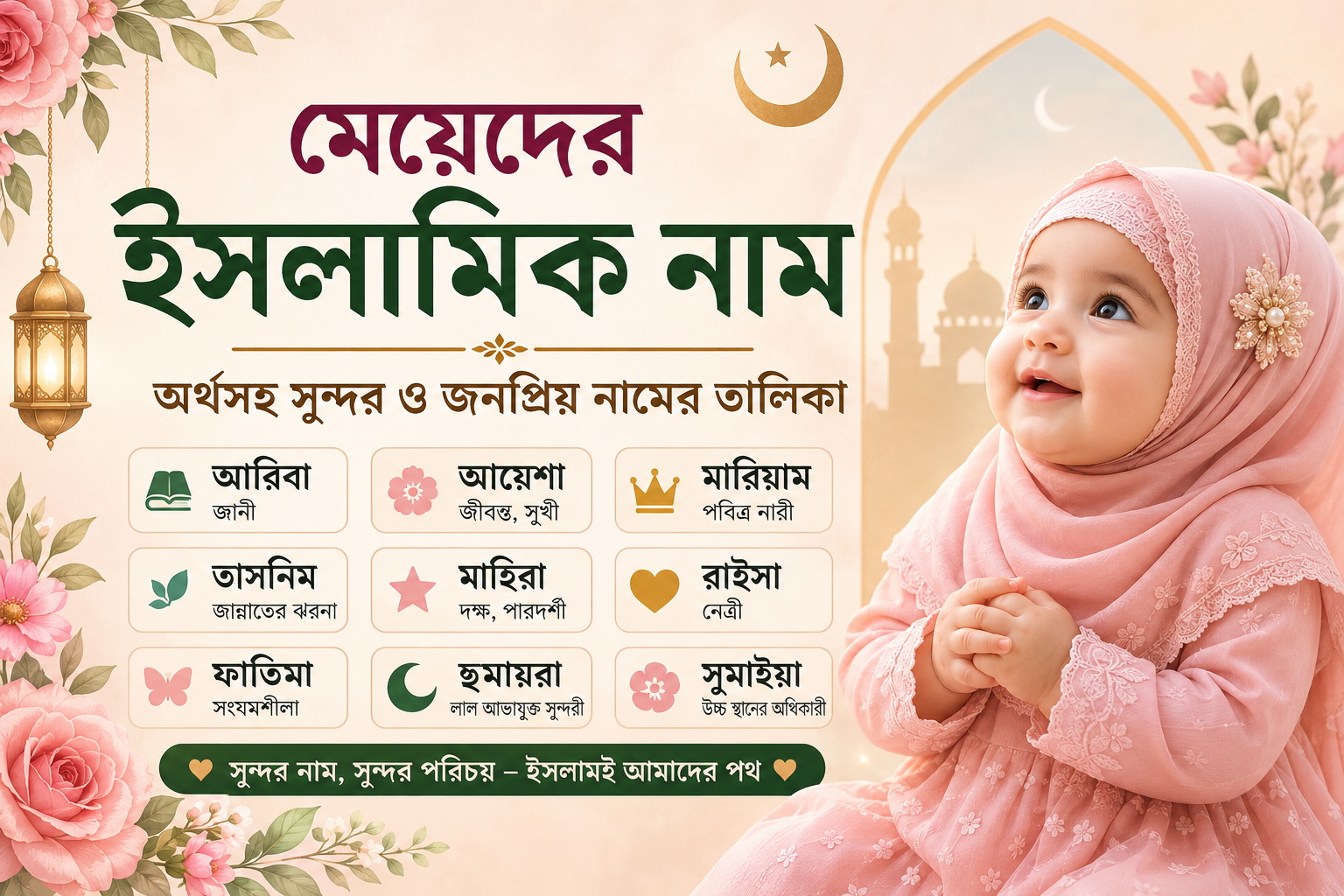 মেয়েদের ইসলামিক নাম