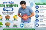 দ্রুত পেটের গ্যাস কমানোর উপায়