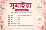 সুমাইয়া নামের অর্থ কি