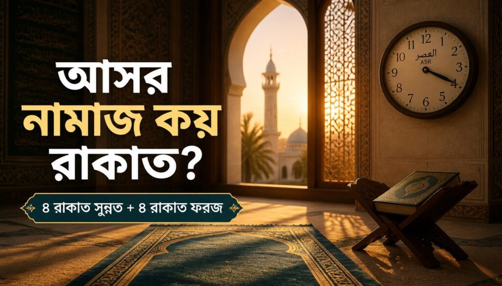 আসর নামাজ কয় রাকাত