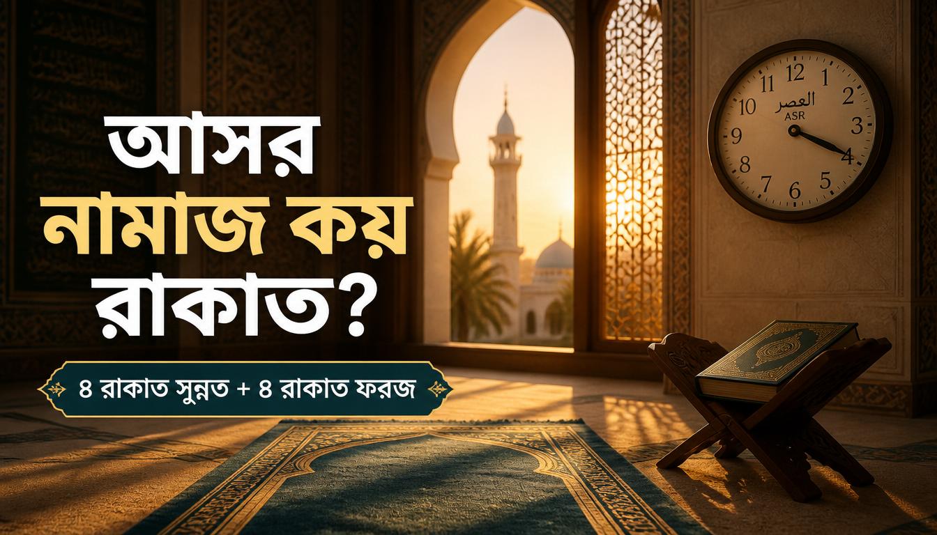 আসর নামাজ কয় রাকাত